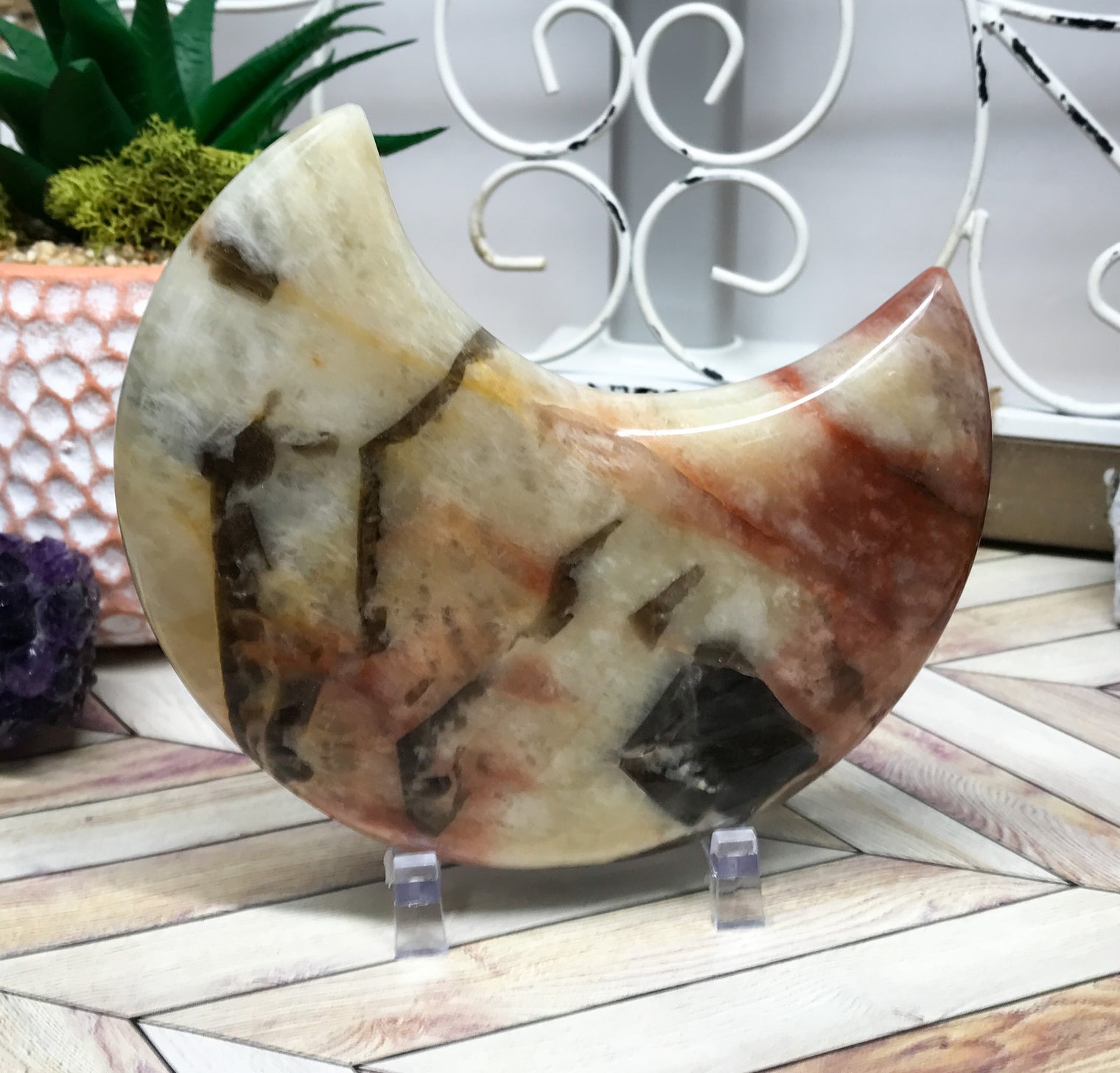 Fusion Feldspar Moon  for Finding Unconventional Ways To Achieve Your Goals by Stimulating Creative Thinking