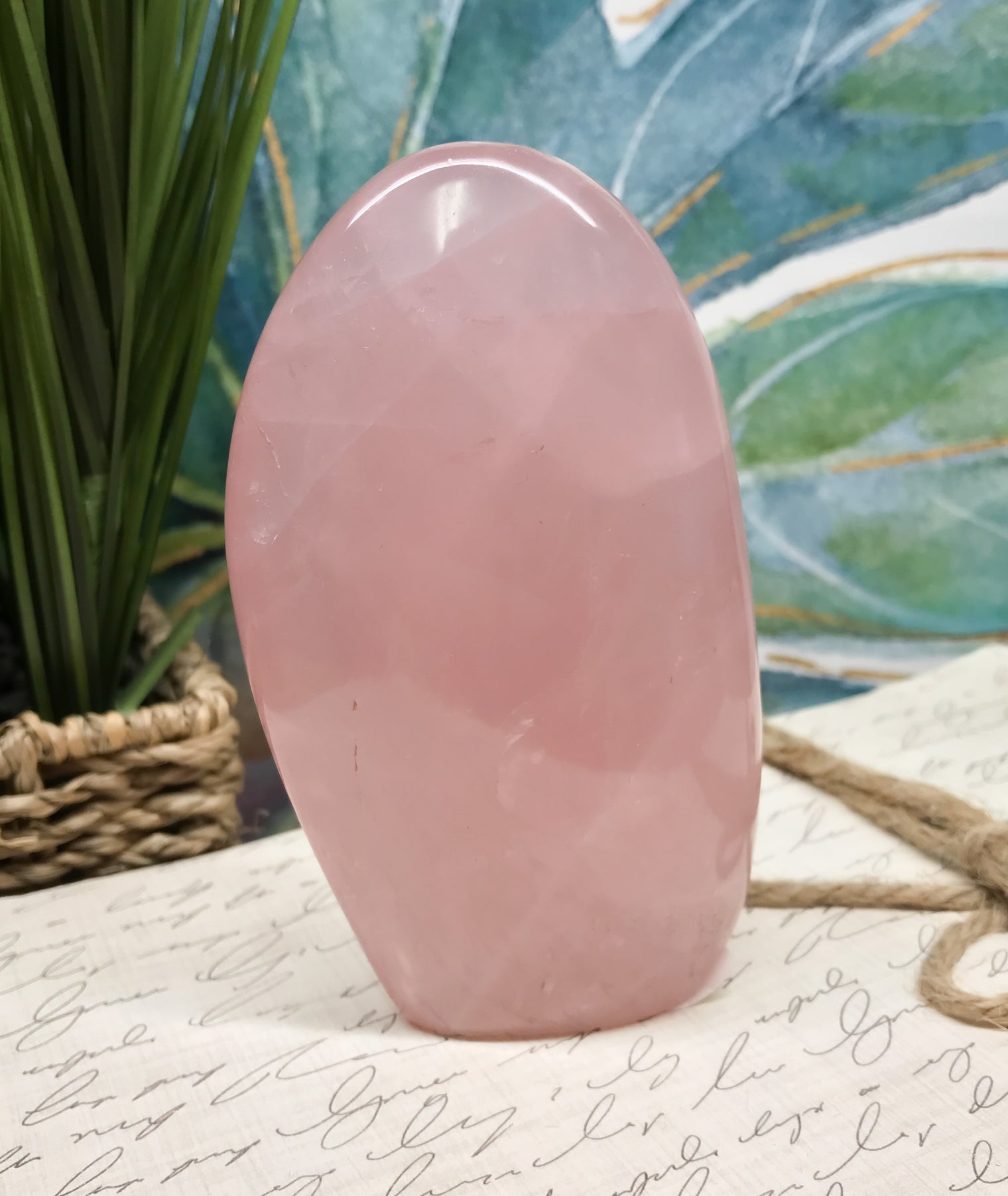 Rose Quartz Freeform for Relationships, Self Confidence & Self Love