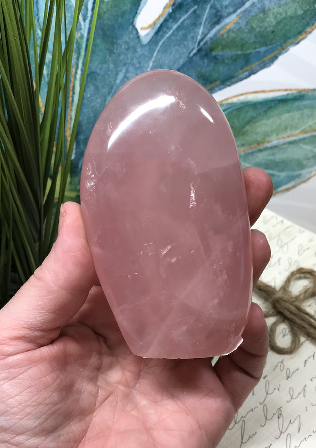 Rose Quartz Freeform for Relationships, Self Confidence & Self Love
