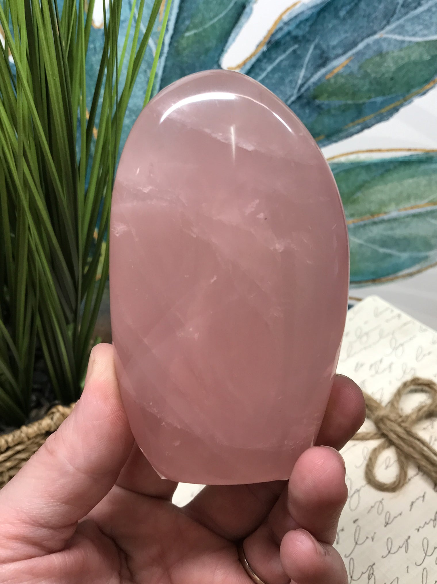 Rose Quartz Freeform for Relationships, Self Confidence & Self Love