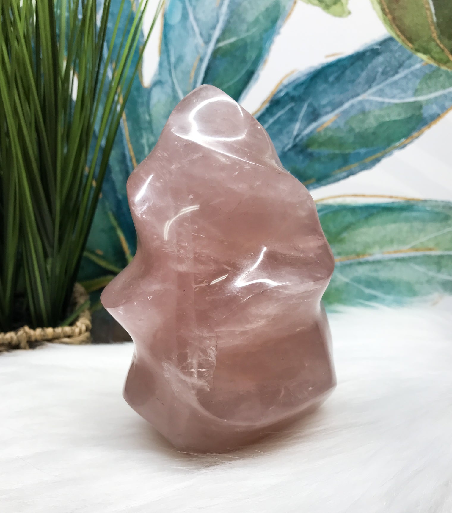 Rose Quartz Flame for Relationships, Self Confidence & Self Love