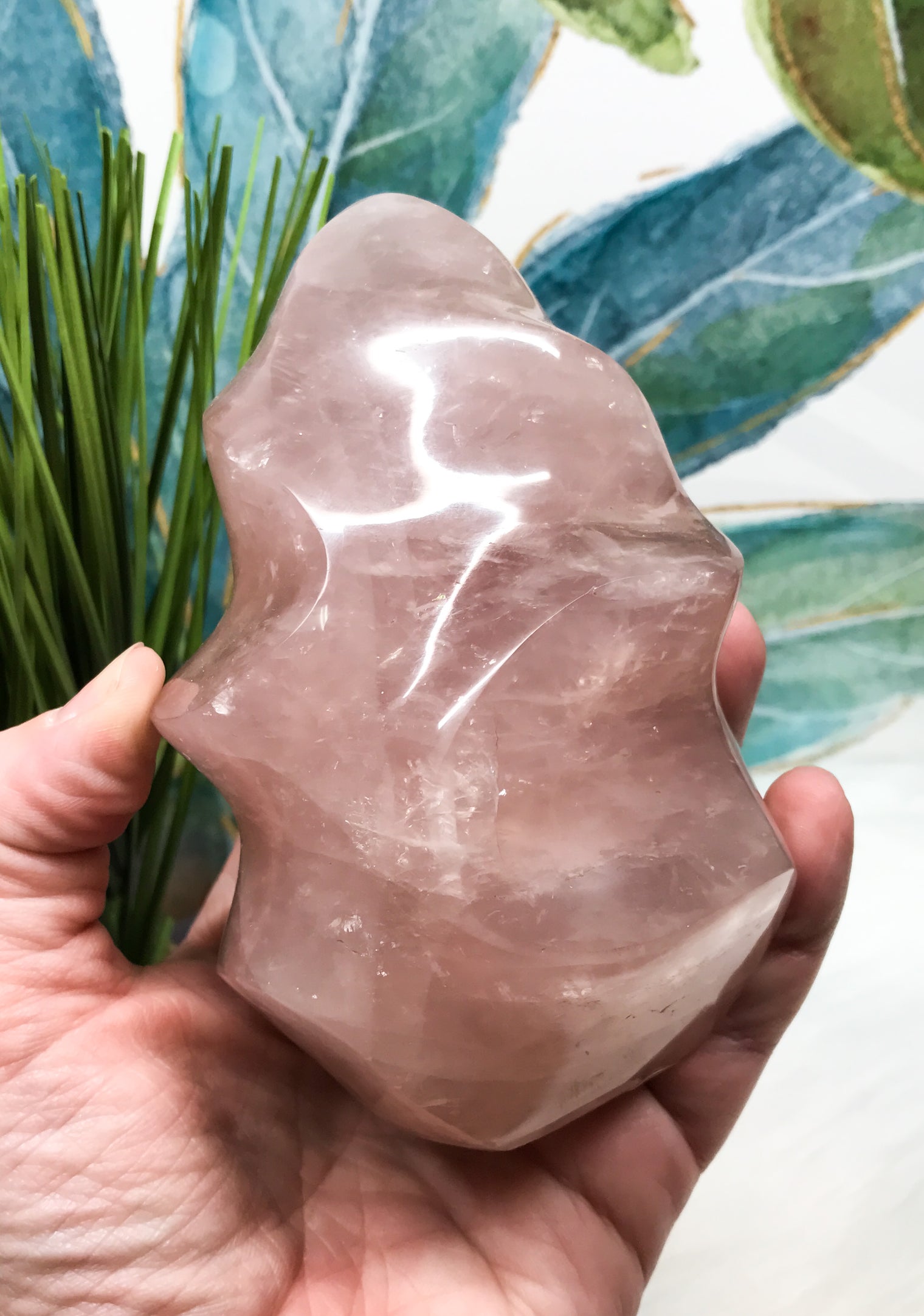 Rose Quartz Flame for Relationships, Self Confidence & Self Love