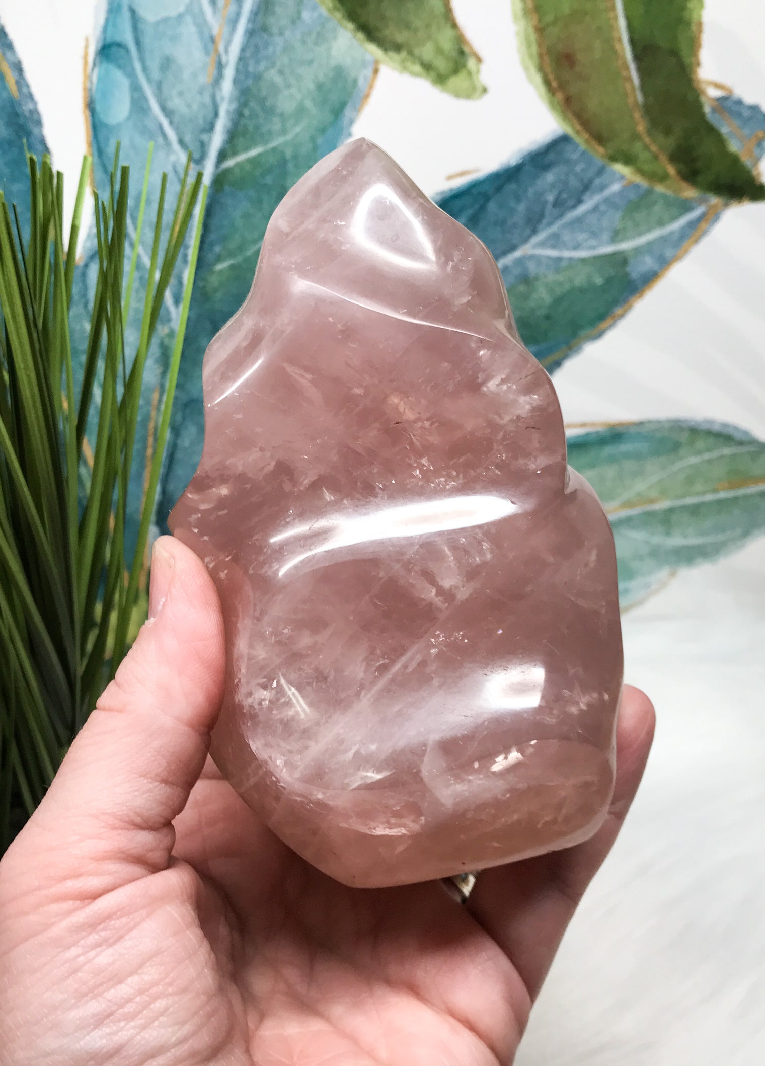 Rose Quartz Flame for Relationships, Self Confidence & Self Love