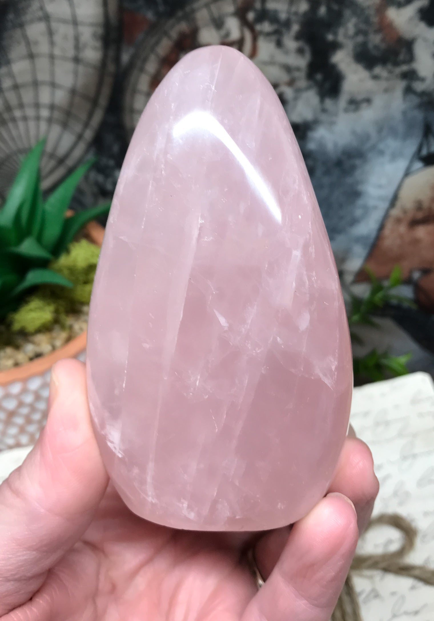 Rose Quartz Freeform for Relationships, Self Confidence & Self Love