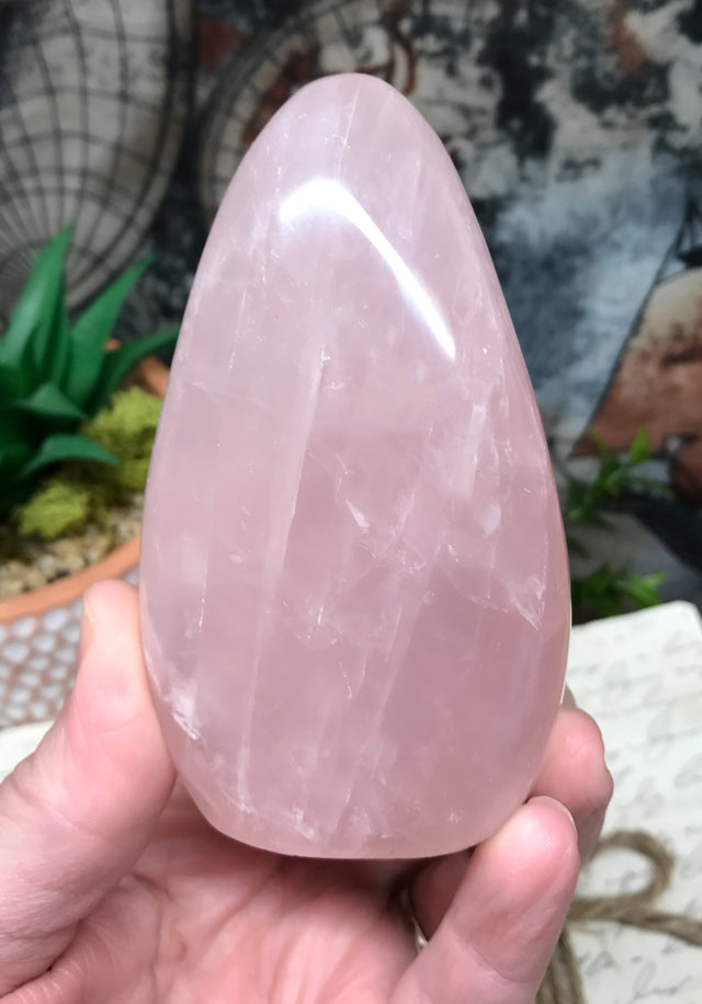 Rose Quartz Freeform for Relationships, Self Confidence & Self Love