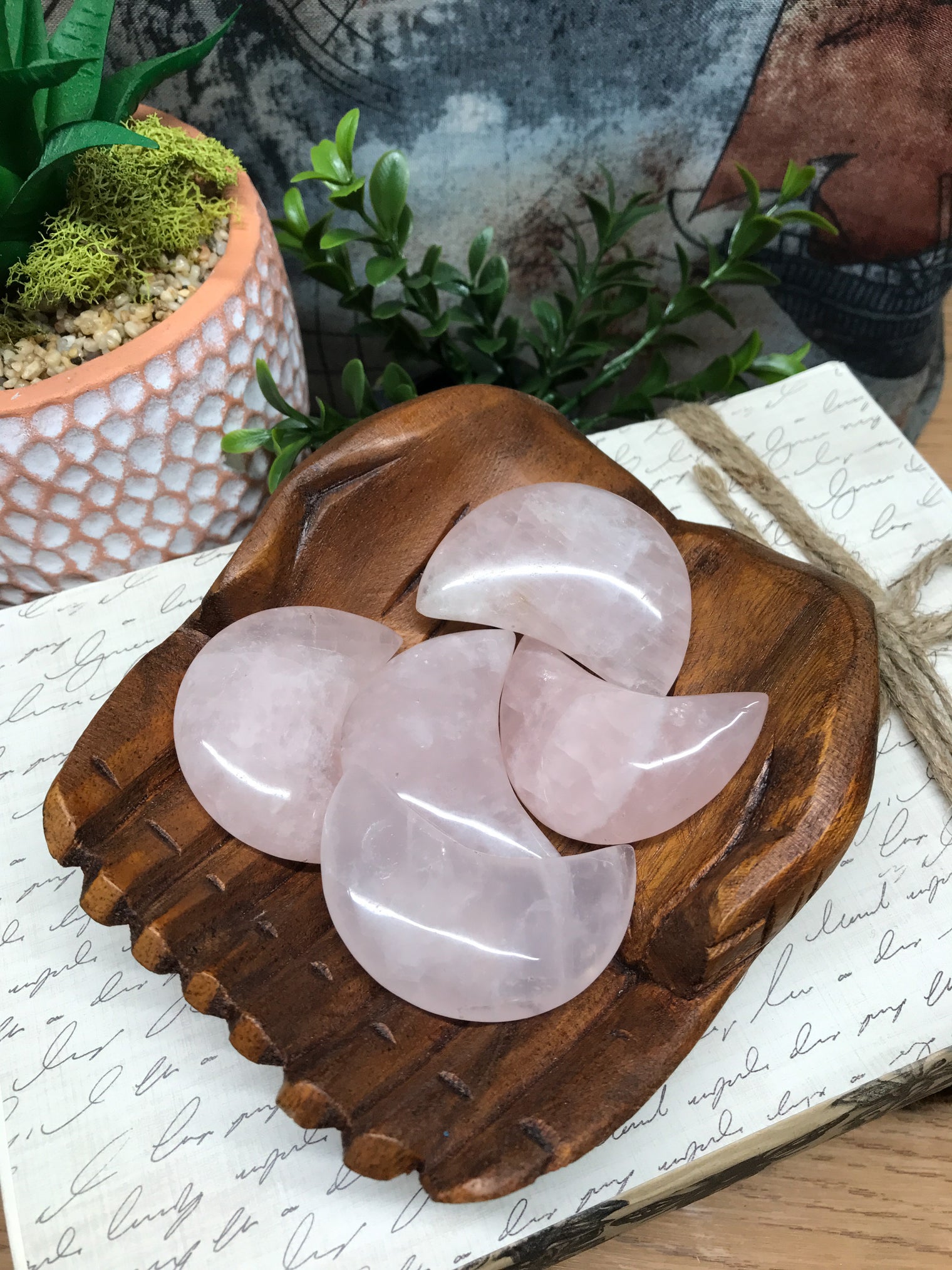 Rose Quartz Moon for Relationships, Self Confidence & Self Love