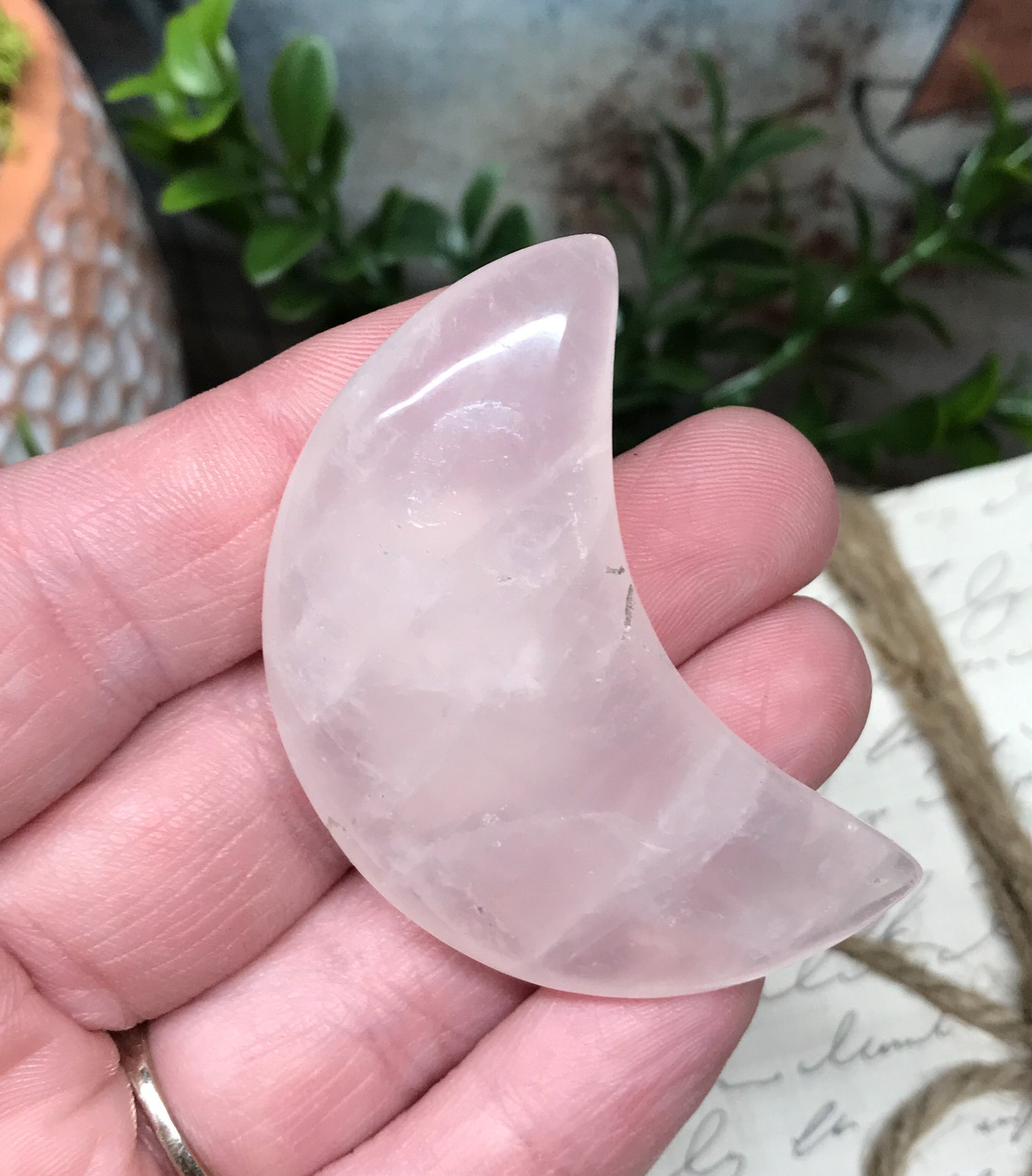Rose Quartz Moon for Relationships, Self Confidence & Self Love