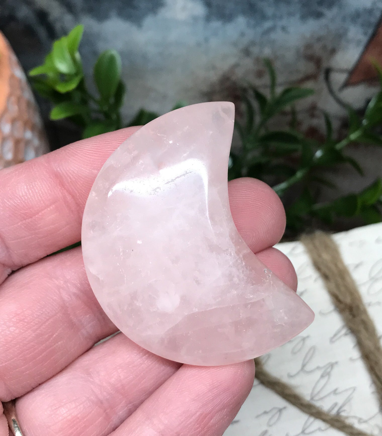 Rose Quartz Moon for Relationships, Self Confidence & Self Love