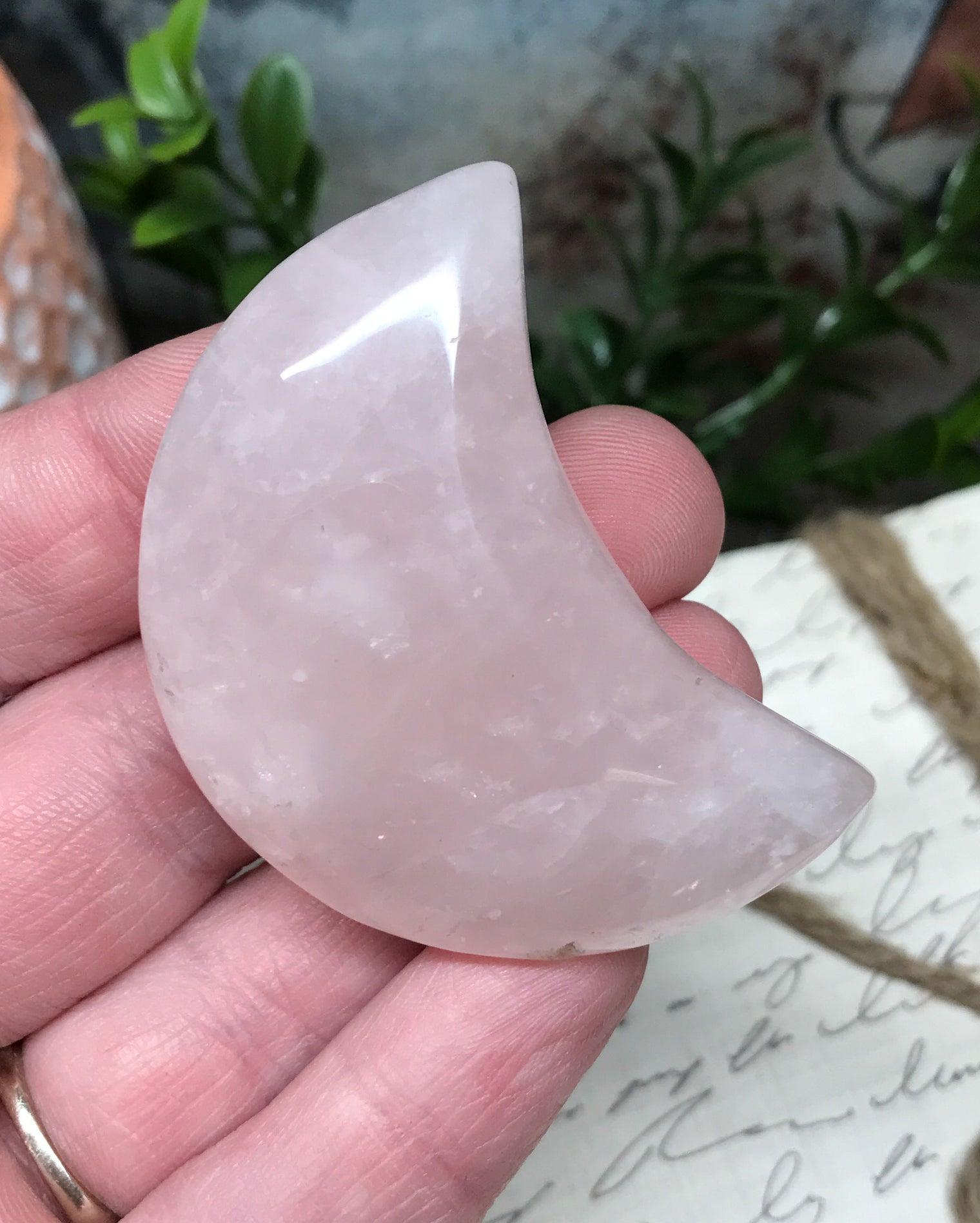 Rose Quartz Moon for Relationships, Self Confidence & Self Love