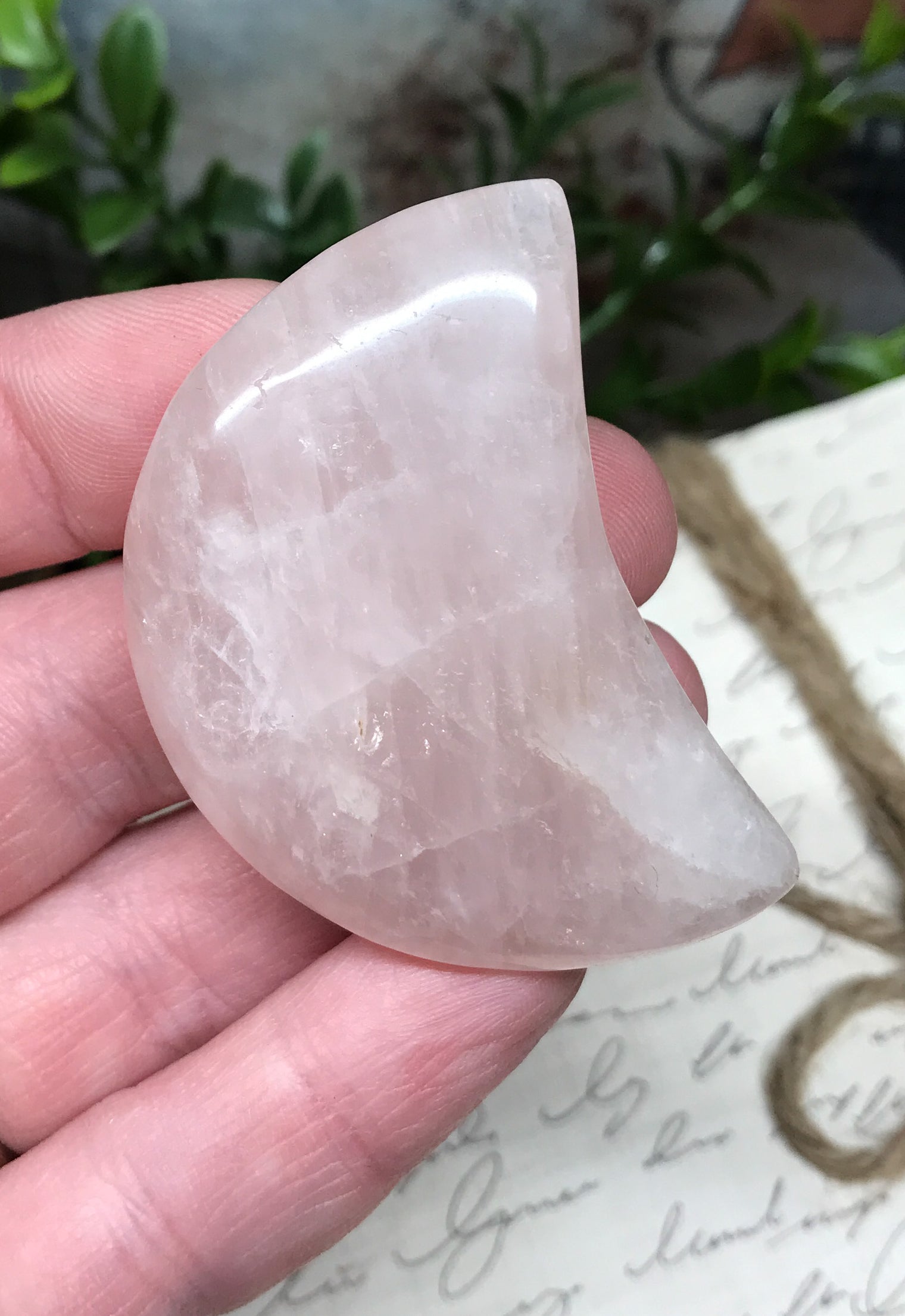 Rose Quartz Moon for Relationships, Self Confidence & Self Love