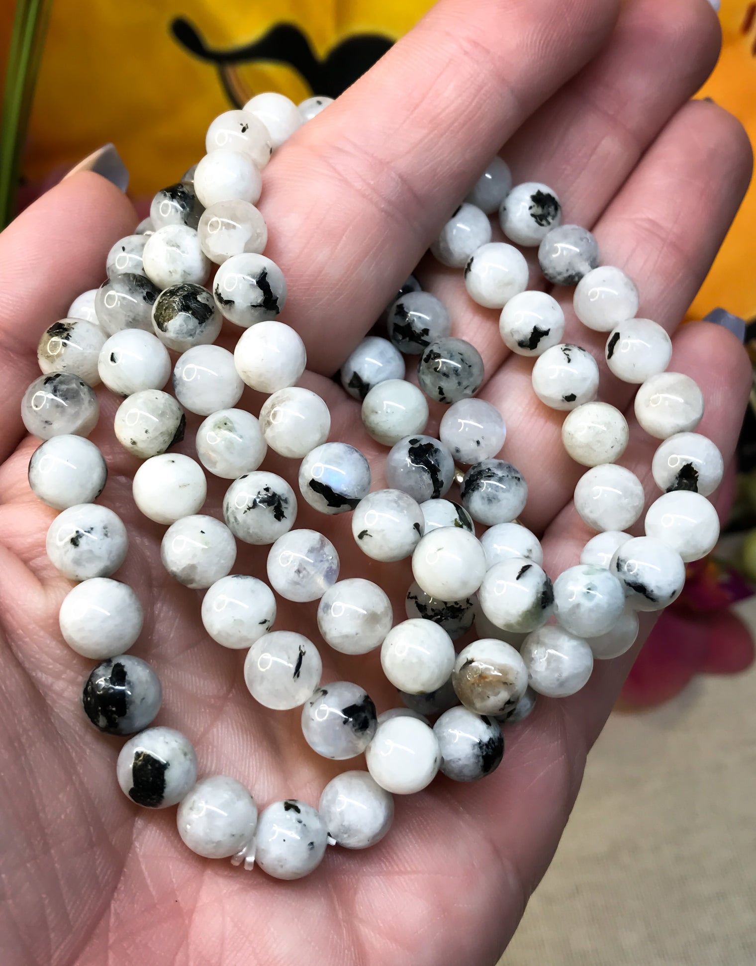 Moonstone Gemstone Bracelet for New Beginnings, Inner Growth & Intuition