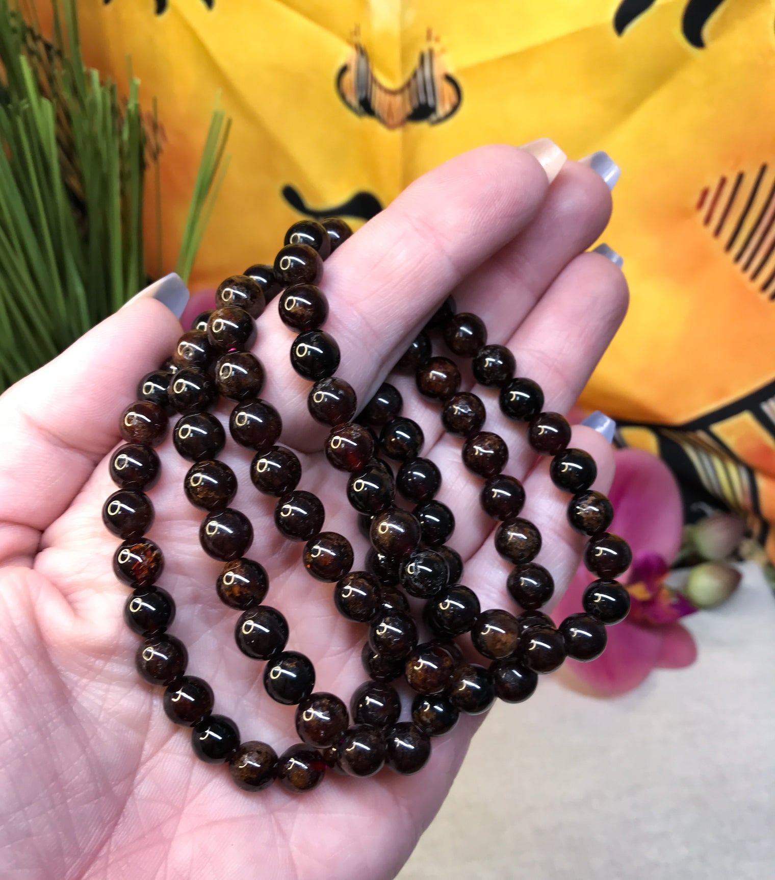 Garnet Gemstone Bracelet for Love, Devotion & Passion