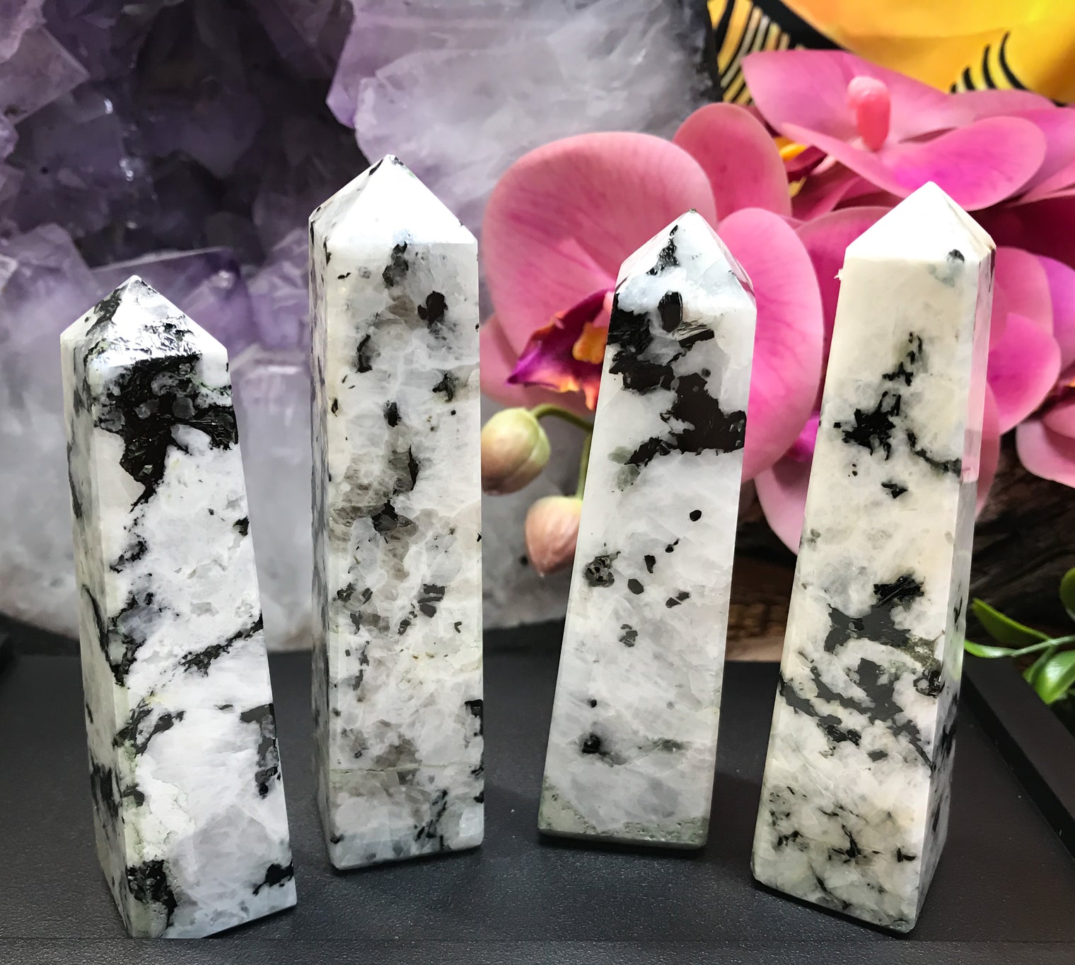 Moonstone Tower for New Beginnings, Inner Growth & Intuition