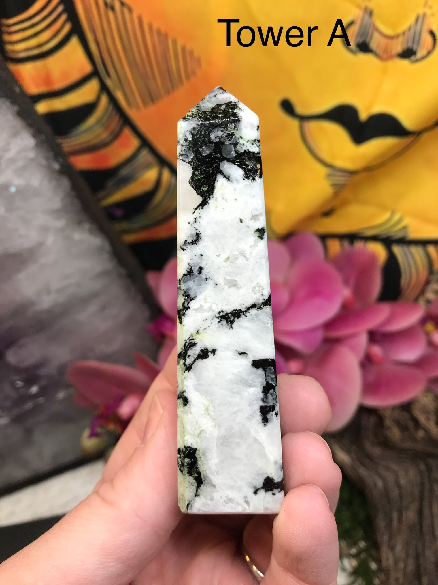 Moonstone Tower for New Beginnings, Inner Growth & Intuition