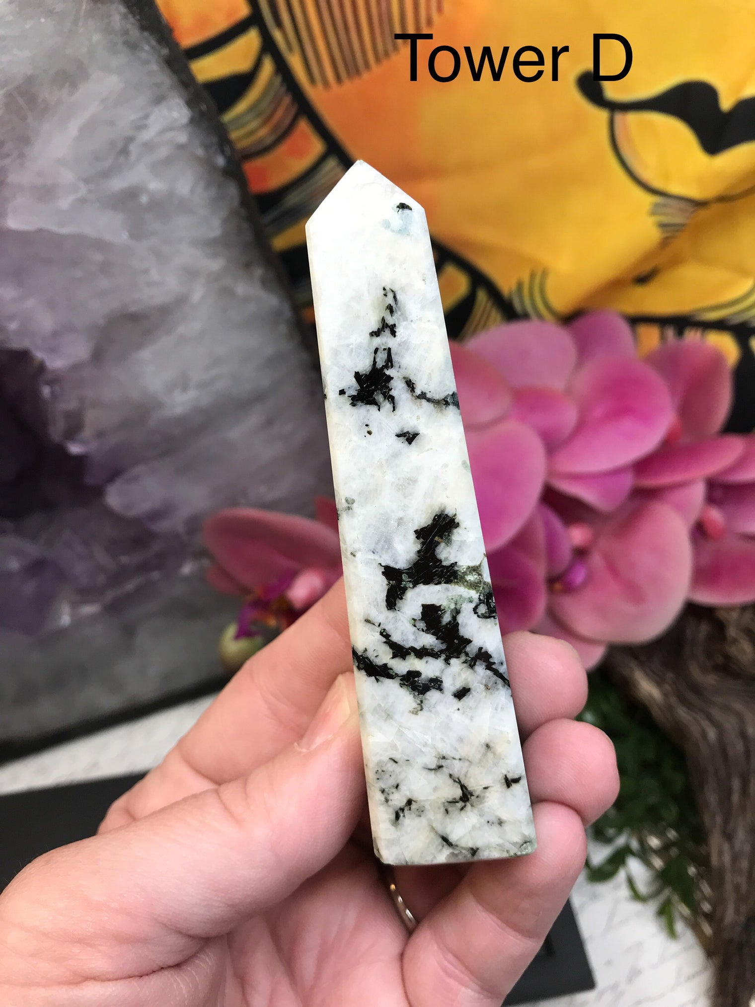 Moonstone Tower for New Beginnings, Inner Growth & Intuition