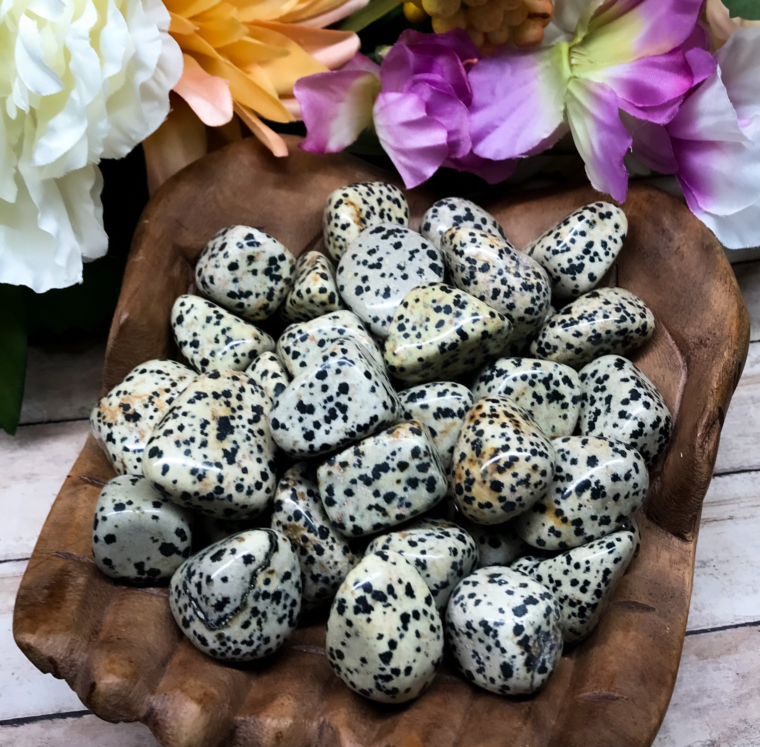 Dalmatian Jasper Tumbled Stone for Fun, Joy & Playfulness