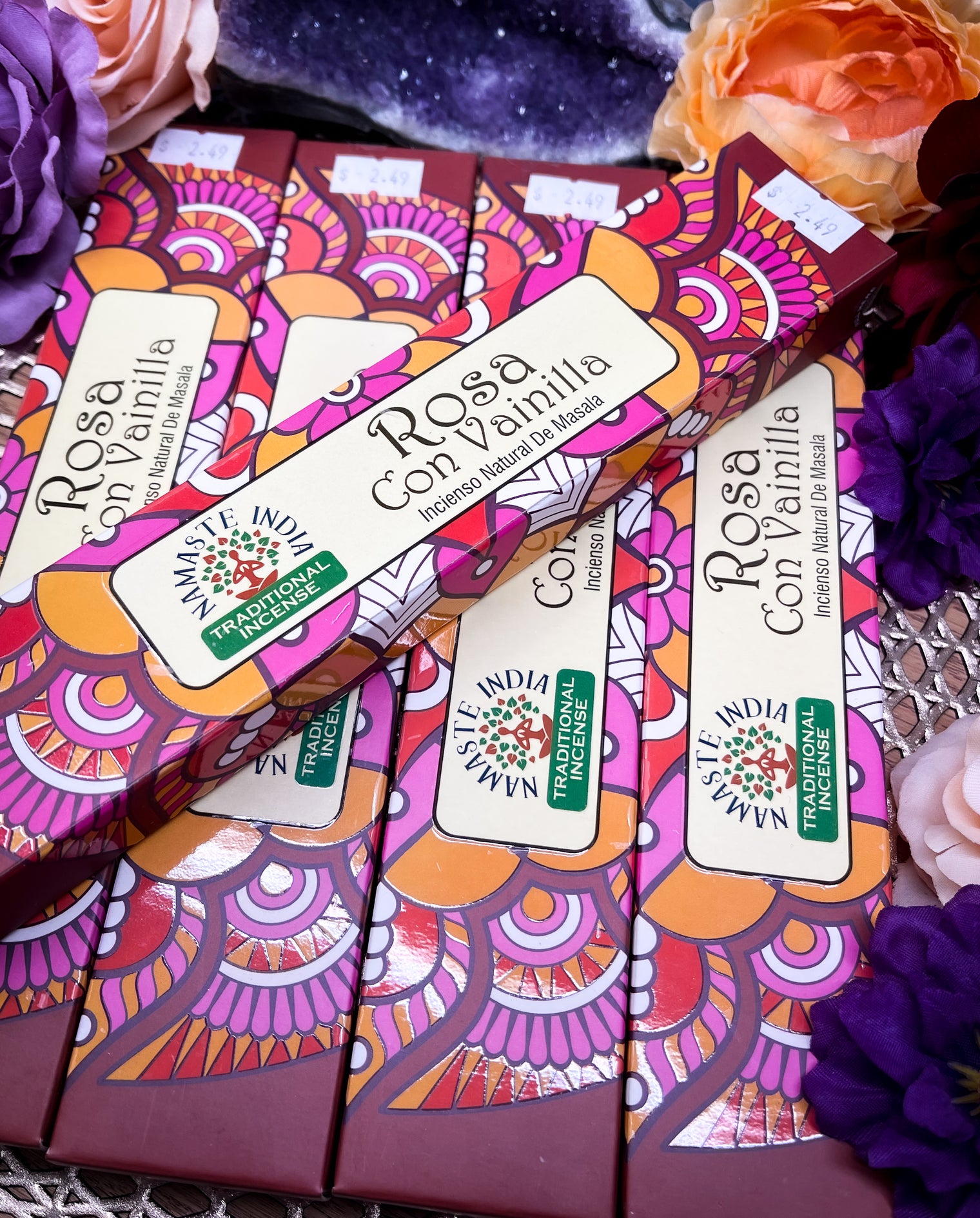 Rose & Vanilla Incense Sticks