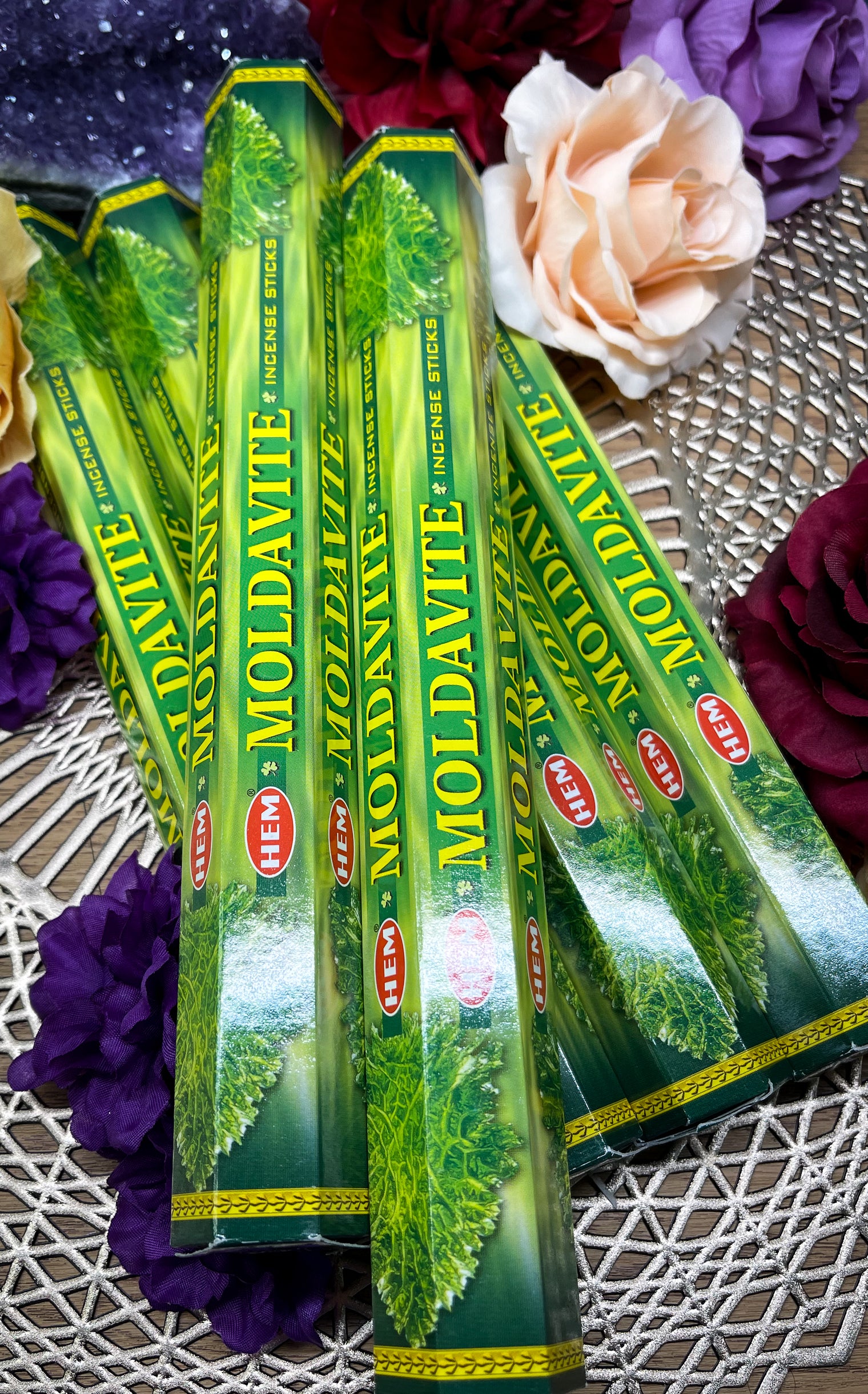 Moldavite Incense Sticks