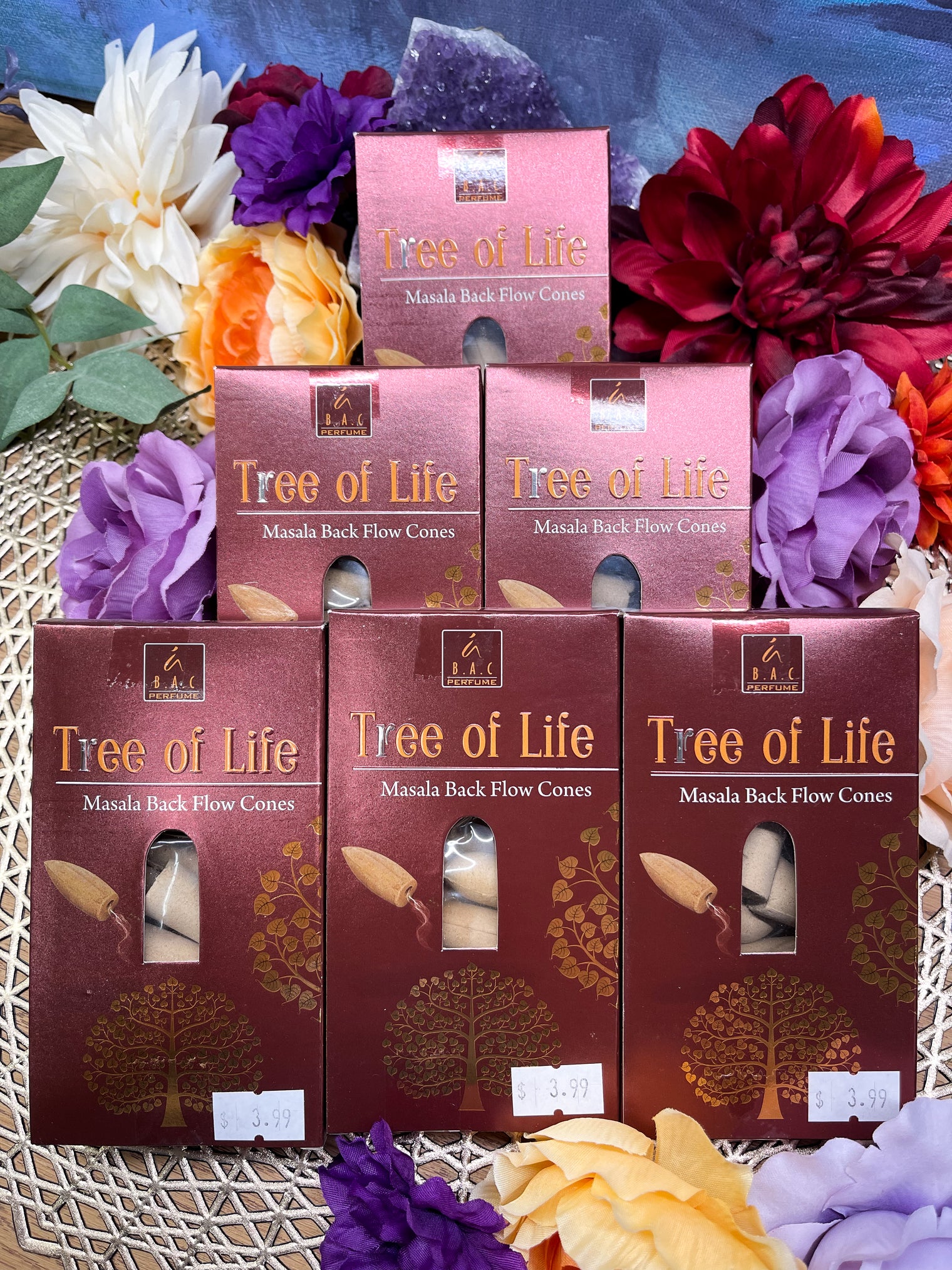 Tree Of Life Backflow Incense Cones