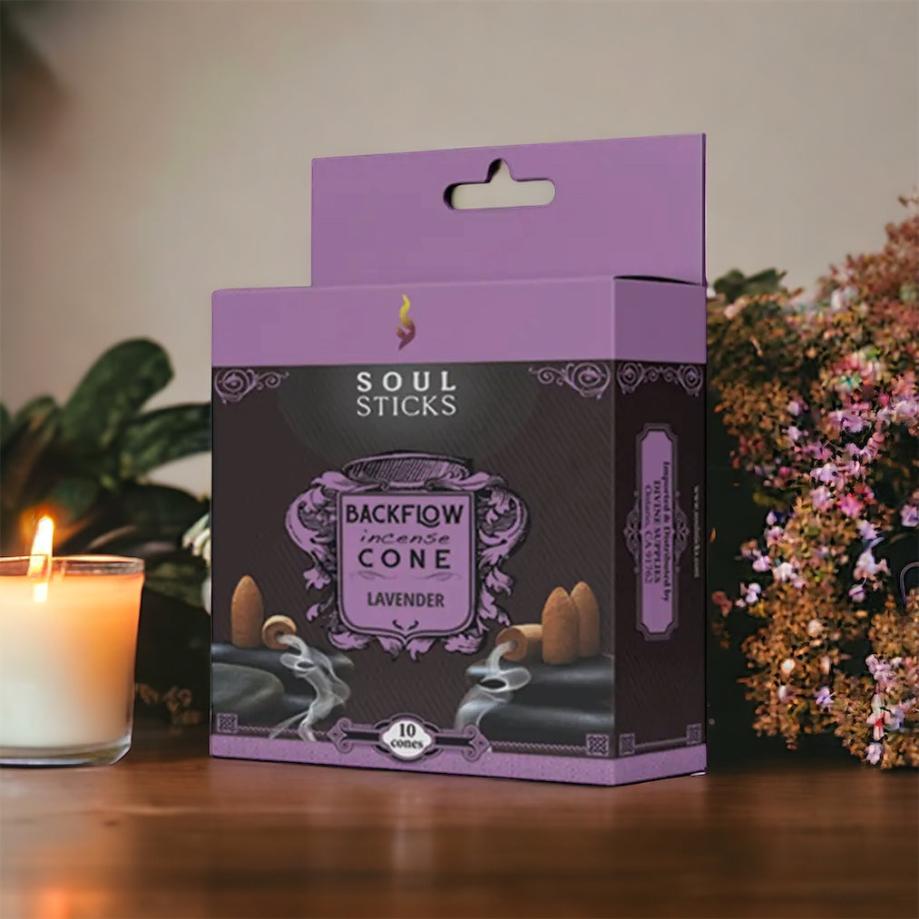 Lavender Backflow Incense Cones