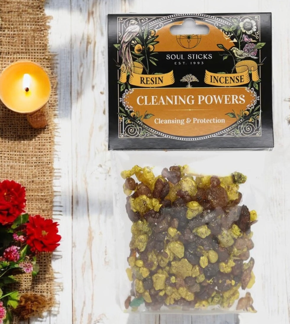 Cleaning Powers Resin Incense for Cleansing & Protection