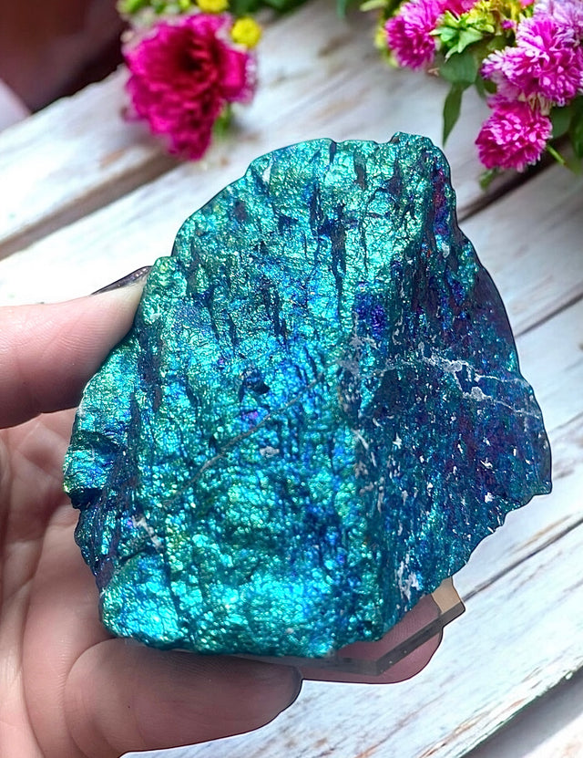 Chalcopyrite Specimen for Abundance, Energy Clearing & Creativity
