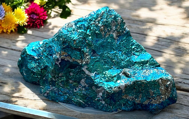 Chalcopyrite Specimen for Abundance, Energy Clearing & Creativity