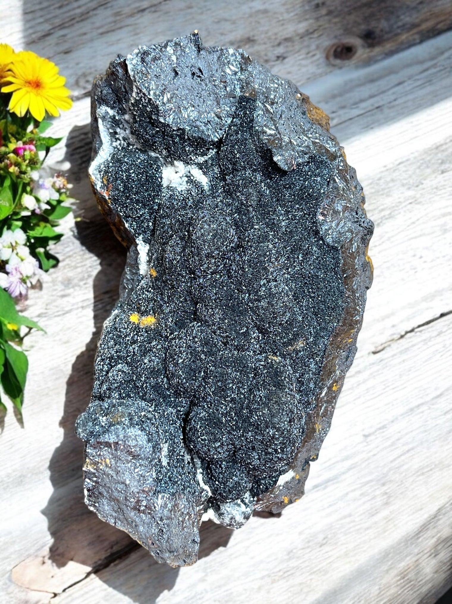 Goethite Druzy Specimen for Expressing Desires, Courage & Confidence