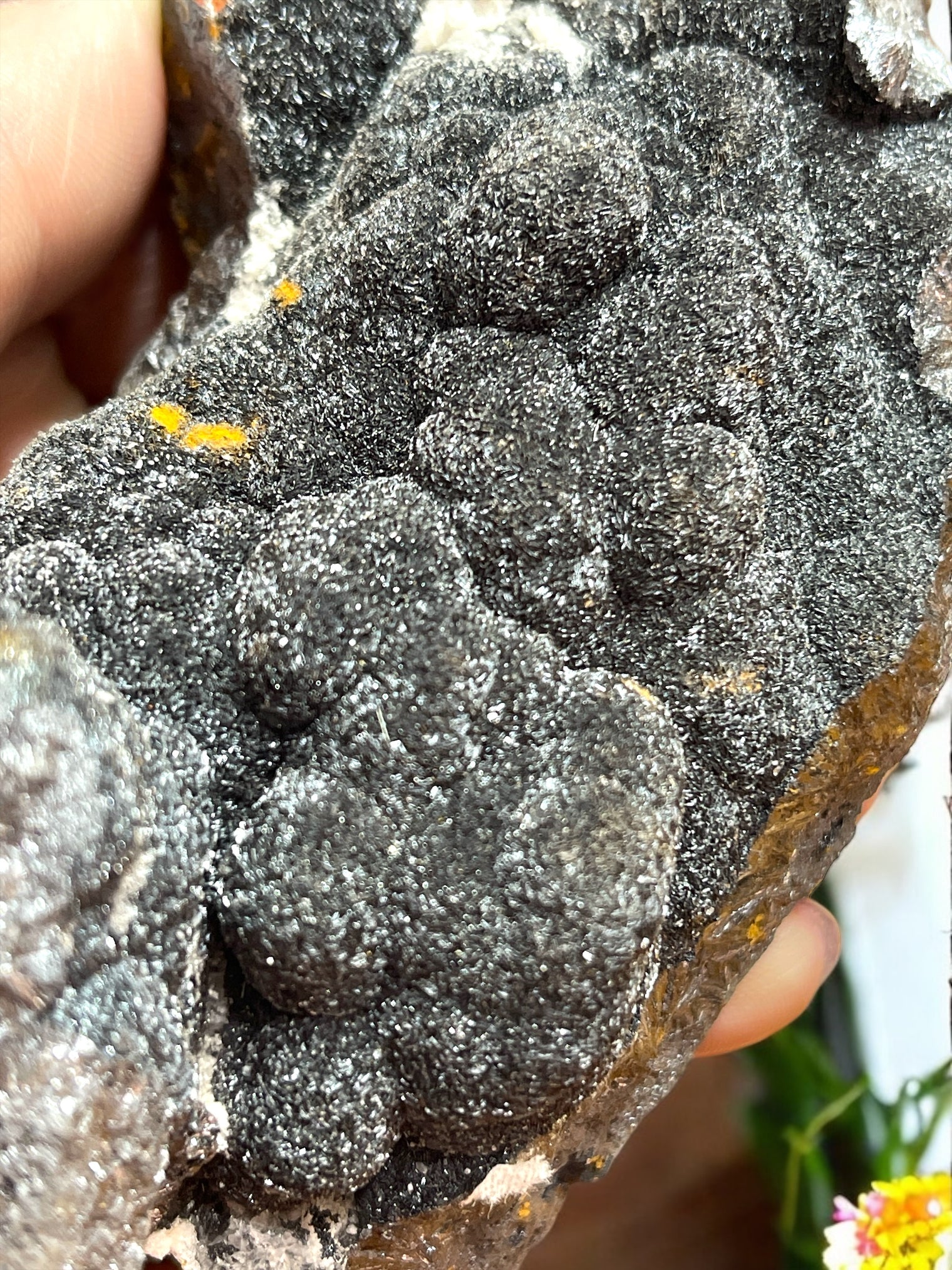 Goethite Druzy Specimen for Expressing Desires, Courage & Confidence