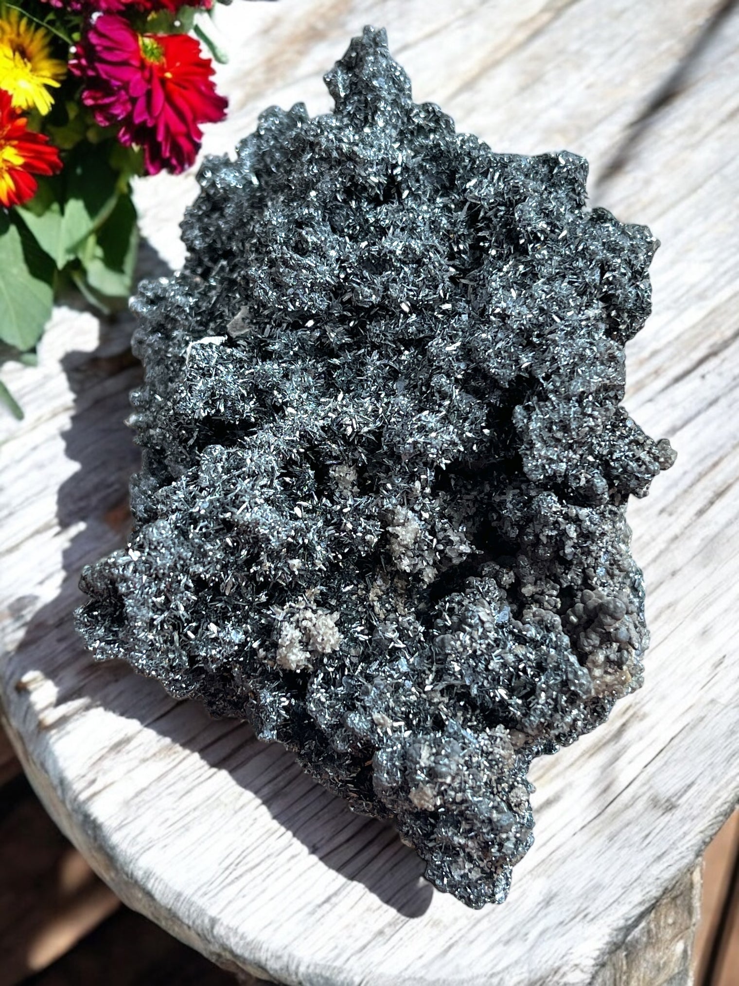 Goethite Druzy Specimen for Expressing Desires, Courage & Confidence