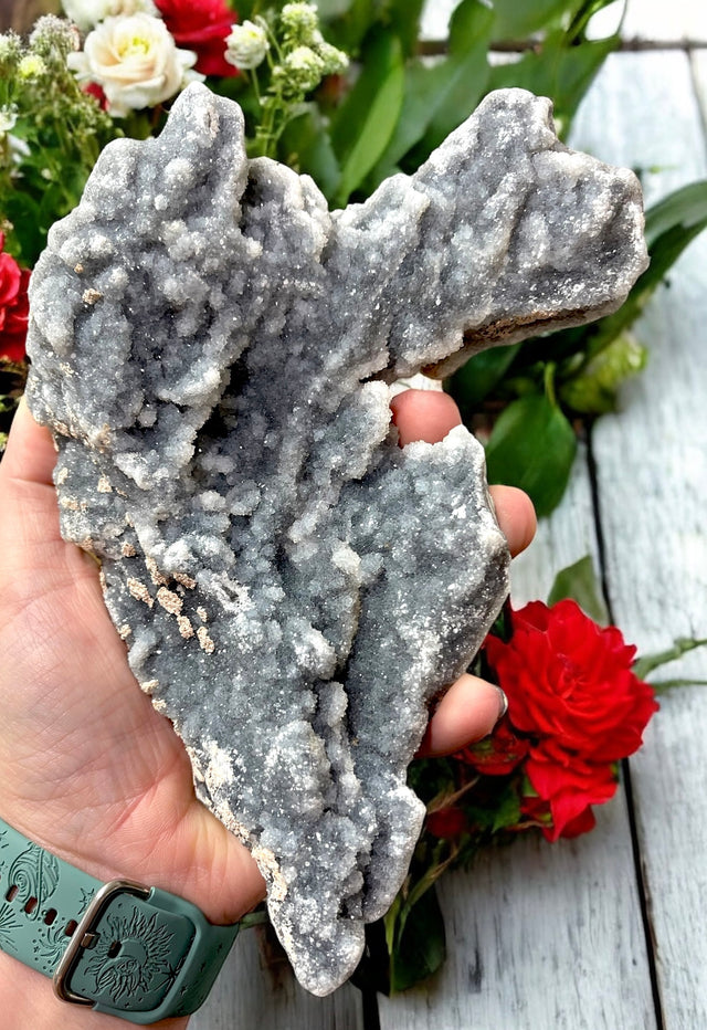 Druzy Sphalerite Specimen for Vitality, Passion & Confidence
