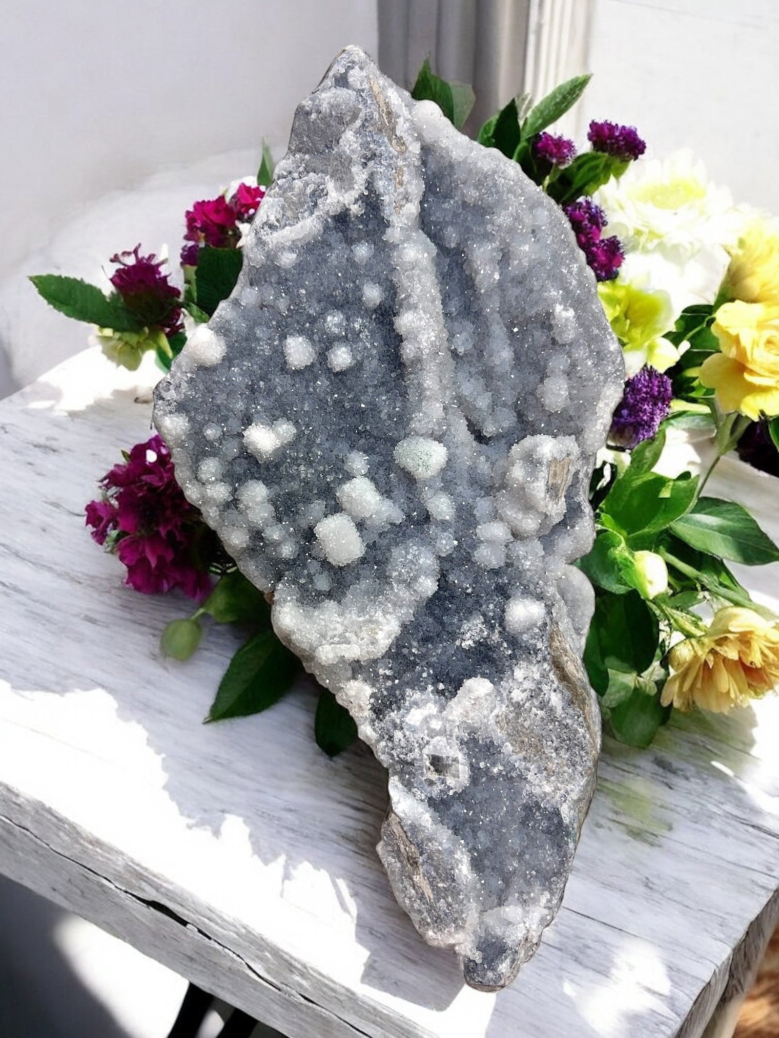 Druzy Sphalerite Specimen for Vitality, Passion & Confidence