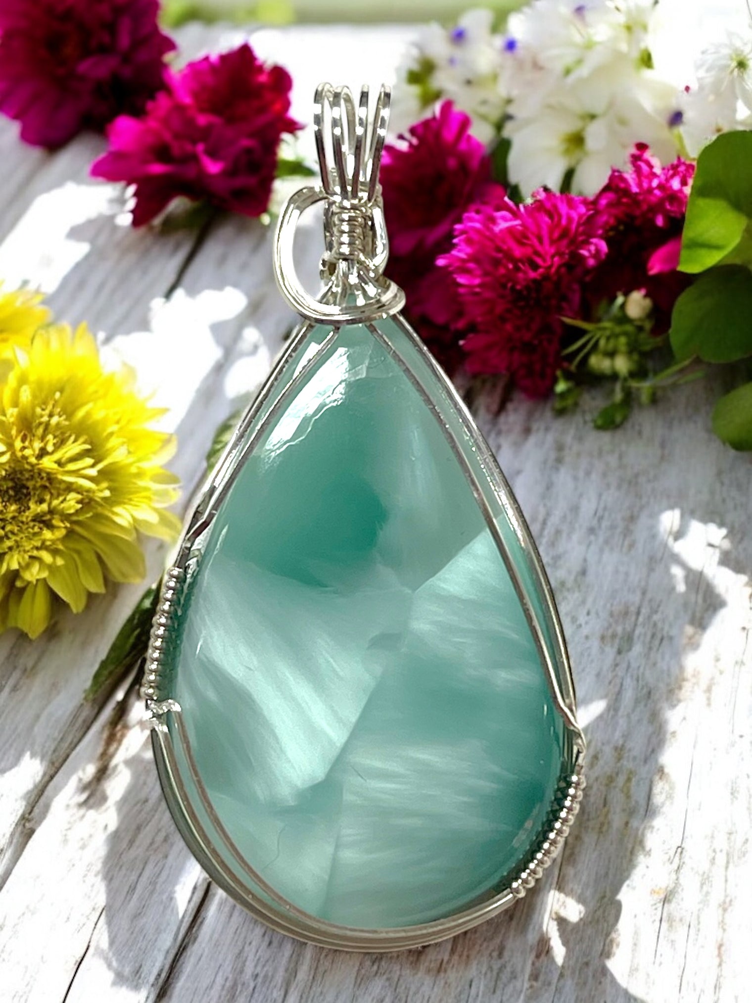 Green Angelite for Serene Energy, Compassion & Energy Work