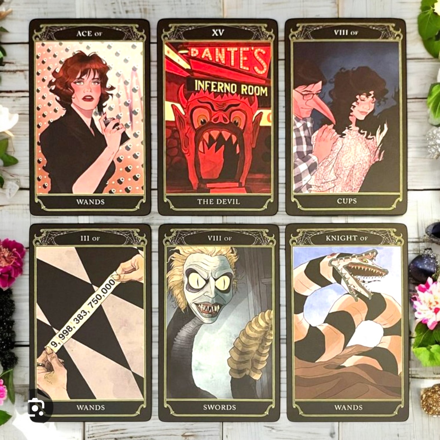Beetlejuice Tarot Cards