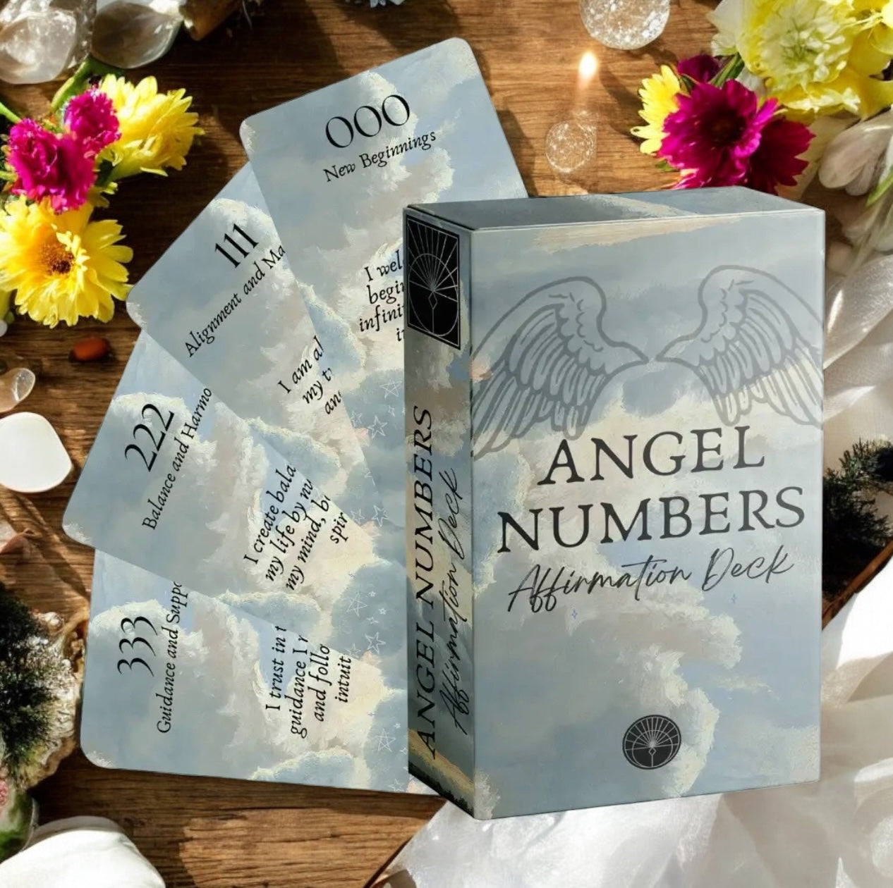Angel Numbers Affirmation Cards