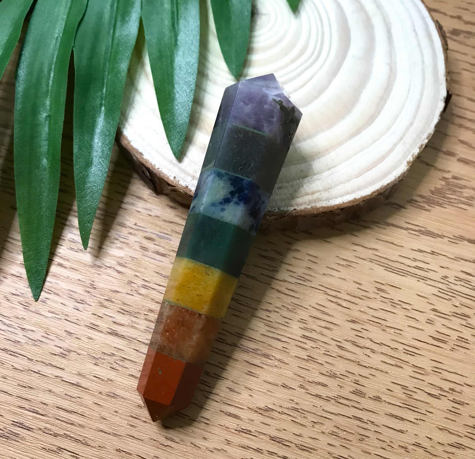 Chakra Double Terminated Wand for Aligning & Cleansing Your Chakra's