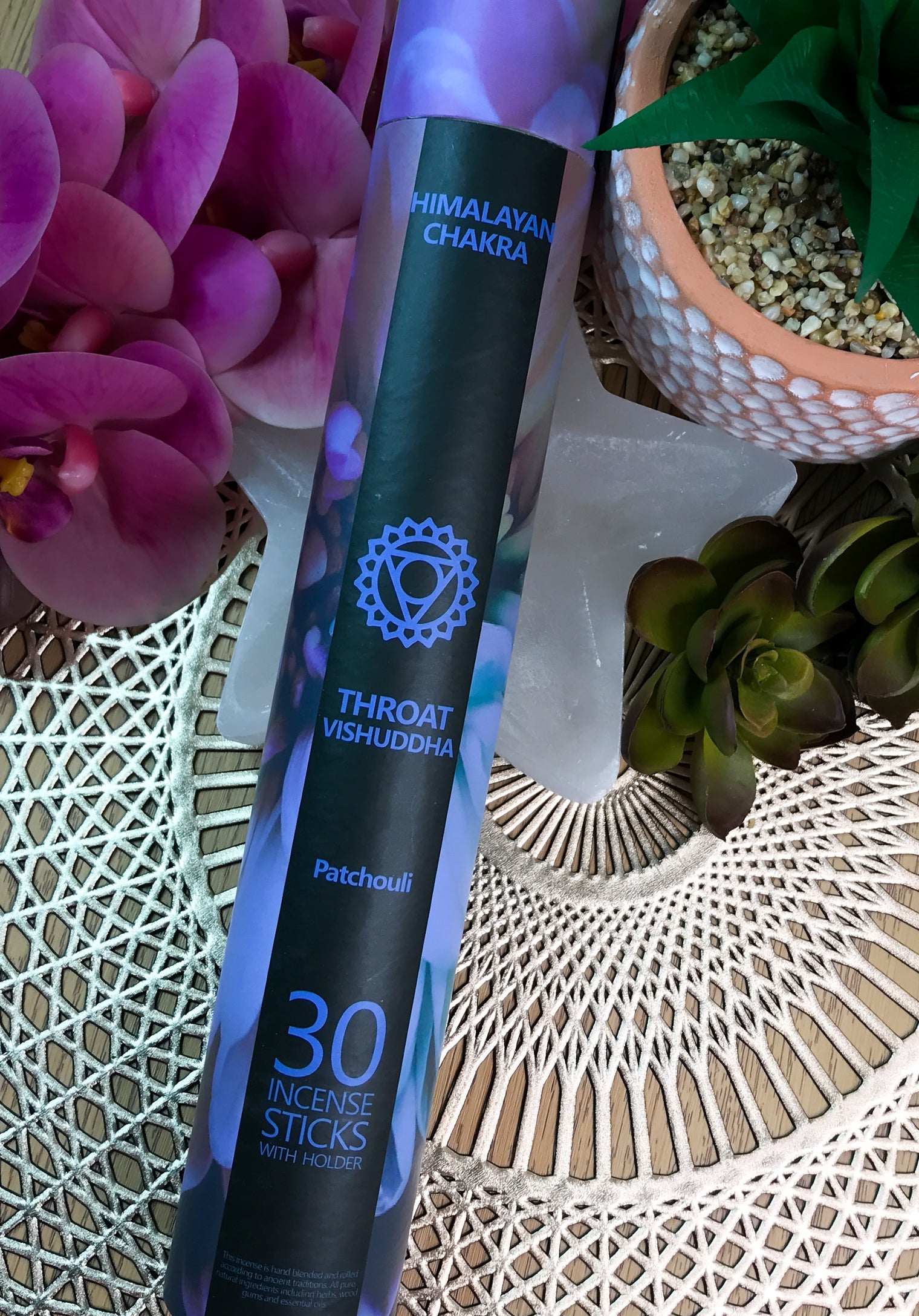 Throat Chakra Incense for Self Expression, Communication & Creativity