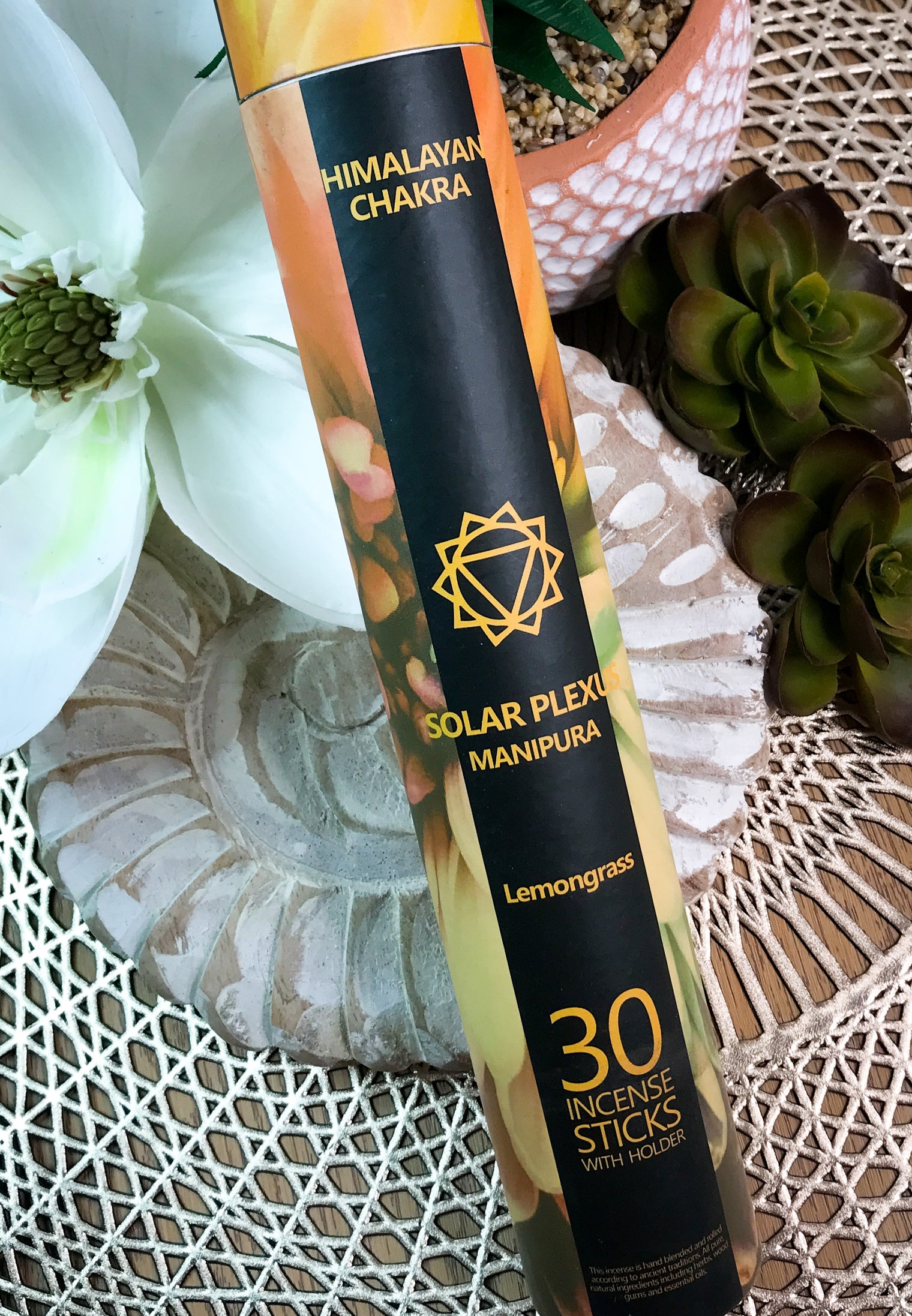 Solar Plexus Chakra Incense for Confidence, Control & Self Assertive