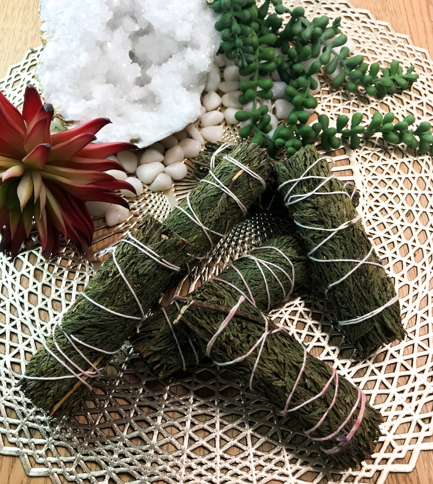 Cedar Smudge Stick for Longevity, Preservation & Growth