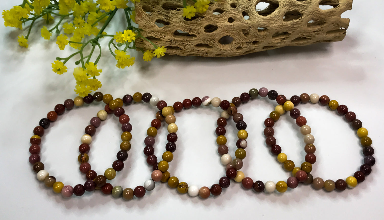 Mookaite Gemstone Bracelet for Insight, Inner Growth & Personal Development