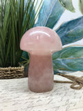 Rose Quartz Mushroom for Relationships, Self Confidence & Self Love