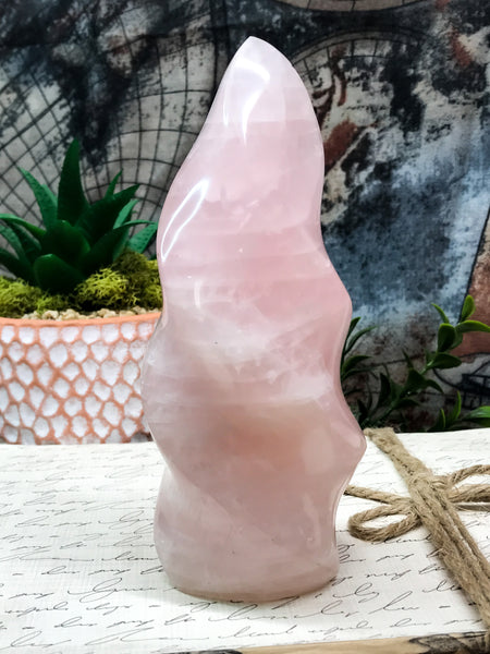 Rose Quartz Flame for Relationships, Self Confidence & Self Love