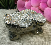 Iron Pyrite Turtle for Boosting Energy Levels, Attracts Abundance & Helps You To Live Life To The Fullest