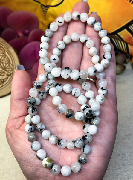 Moonstone Gemstone Bracelet for New Beginnings, Inner Growth & Intuition