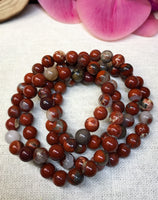 Red Jasper Gemstone Bracelet for Passion, Control & Breaks Bad Habits