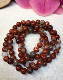 Red Jasper Gemstone Bracelet for Passion, Control & Breaks Bad Habits