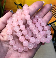 Rose Quartz Gemstone Bracelet for Love, Compassion, and Friendship