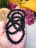 Lava Stone Gemstone Bracelet for Embracing Change, Grounding & Connection to the Earth