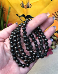 Hematite Gemstone Bracelet for Grounding, Protection &