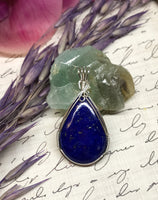 Lapis Lazuli Pendant for Truth, Self Awareness & Self Expression